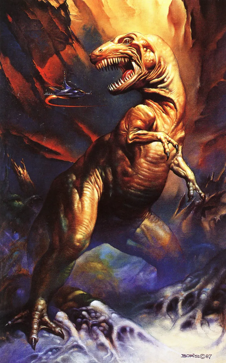 T-Rex And Spaceship